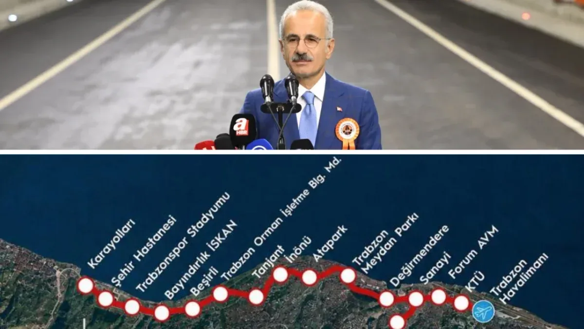 Trabzon Raylı Sistem Hattı için tarih belli oldu