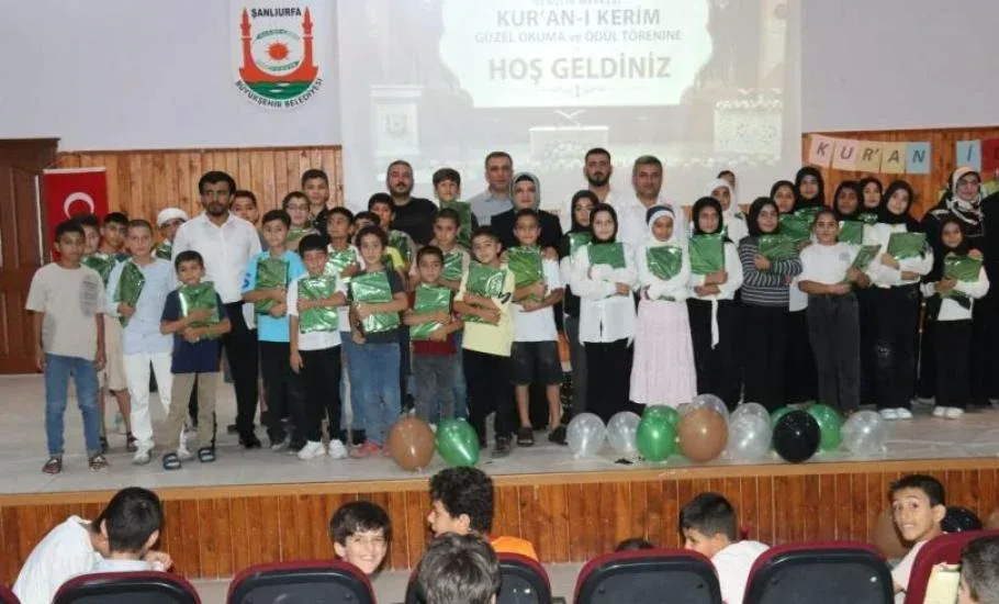 Şanlıurfa’da çocuklar hem öğrendi hem ödüllendirildi