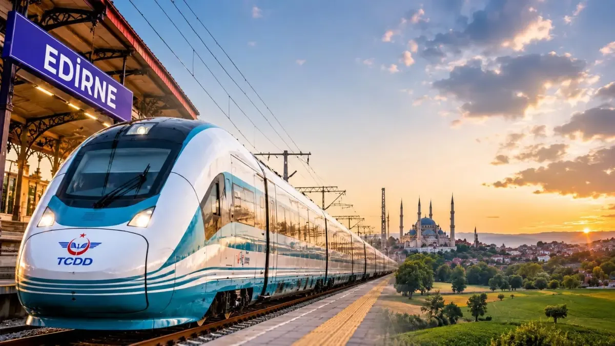 Çerkezköy-Kapıkule Hızlı Tren Hattı Açılıyor! Tarih ve Saat Belli Oldu